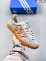 真标半码阿迪达斯三叶草Adidas Originals Samba Vegan Og Spd 桑巴舞系列绅士德训足球风百搭低帮休闲运动板鞋 尺码:35.5 36