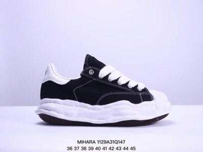 复古溶解风 概念时装设计师三原康裕品牌mmy Maison Mihara Yasuhiro Original Sole Canvas Low 变形溶解雪糕底低帮