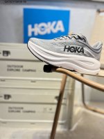 210 Hoka One One Bondi 9 Wide 邦迪九代舒适防滑耐磨低帮休闲跑步鞋 Hoka One One是来自美国的跑步鞋知名品牌，创立于200