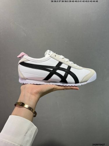 Asics 亚瑟士 男女鞋真标半码制 日产经典老牌-鬼塚虎 Onitsuka Tiger Mexico 66经典墨西哥系列复古经典百搭板鞋休闲运动鞋慢跑鞋 采用