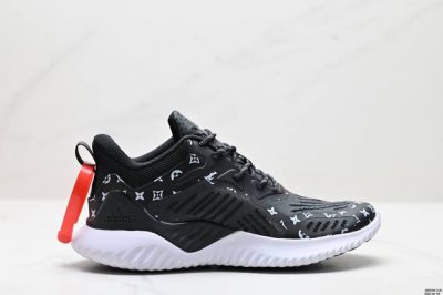 公司级Adidas Lv Alphabounce M 3M反光 阿尔法跑鞋 Bouncetm中底与Forged Mesh 热融合多层绒布的结合 外加马牌大底 货