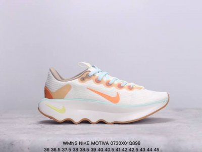 真标带半码！ 耐克 Wmns Nike Motiva 波浪纹大底 厚底增高 透气网面休闲运动慢跑鞋 xm0730Q898