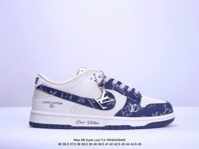 海外爆款限量发售！Nike Sb Dunk Low“Lv联名周年高端定制 低帮休闲板鞋 定制鞋盒 大厂纯原品质出货 超高清洁度 皮料切割干净无任何毛边 细节完美