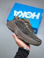 Hoka One One Bondi 8 邦代8代 公路跑鞋 运动鞋 褐色 货号 1155391 Ubr尺码 36 36.5 37 38 38.5 39 40