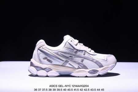 公司级asics 亚瑟士gel-Nyc 2055透气网眼鞋面配合部分合成革材质 采用全新ahar+橡胶材质 更加耐磨 货号: 3A542-250 尺码:36 3 - 点击图像关闭