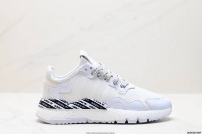 公司级阿迪达斯三叶草 Nite Jogger 经典运动跑鞋 夜行者 复古跑鞋原厂材料 原厂大底 私家独模 网布搭配麂皮拼接打造鞋面 极具复古风格鞋头及鞋跟点缀3