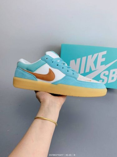 Nike耐克Sb Force58猪巴革校园运动滑板鞋 Size：如图 编码：K578K0710417