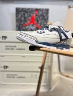 Jordan Spizike Low Aj 乔丹合体元素 灰白裂纹配色 文化休闲板鞋 #整双鞋在 Air Jordan 5 Low 廓形的基础上，通过加入 Aj