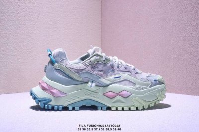 Fila Fusion斐乐潮牌 Bianco 时尚百搭 硬糖 耐磨 低帮 生活休闲鞋 女款 奶白木灰 Xm0331Q222