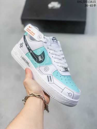 公司级带半码 耐克nike Air Force 1 Low 空军一号低帮休闲板鞋 打造纯正空军版型#专注外贸渠道 全掌内置蜂窝气垫 #原盒配件 原厂中底钢印、拉