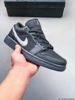 公司级头层！耐克Nike Air Jordan 1 Low Aj1 乔1 低帮潮流运动休闲板鞋。Aj1 低帮拼接 完美版型真头层牛皮# 内置缓震气垫 原鞋开模
