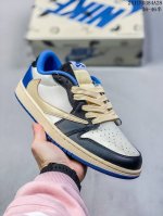 公司级福利特价 耐克 Nike Air Jordan 1 Low Og Sp Military Blue Aj1乔1 倒勾低帮篮球鞋 Aj1 乔丹1代 Aj1