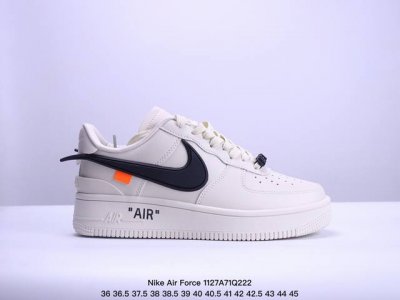 Nike Air Force 1Smile Swoosh Have A Day 空军一号合成革厚底包裹性保暖低帮板鞋男女款牛油果色 Xm1127Q222
