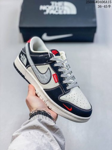 海外爆款限量发售！公司级 Nike Sb Dunk Low“北面Xsup三方联名系列 素描灰勾” 周年高端定制 低帮休闲板鞋 定制鞋盒 大厂纯原品质出货 超高清