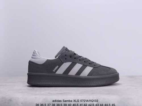 Adidas Samba Xlg 百搭单品 舒适百搭 潮流增高低帮板鞋 全新的设计samba Xig 配置全新的渐变adidas鞋盒 加大加厚的鞋型设计 妥妥的