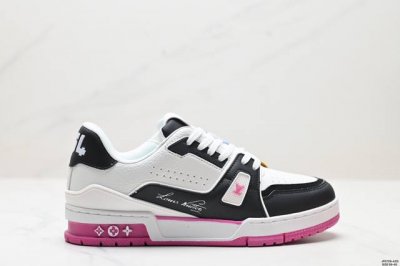 公司级全新lv路易威登louis Vuitton Trainer Sneaker Low休闲运动文化百搭板鞋 尺码:39-45 Id:Jfd129-Azg