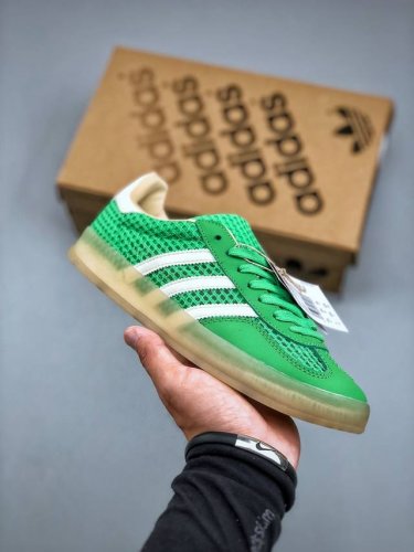 Adidas Originals Gazelle Indoor 苹果绿三叶草复古休闲运动板鞋 Jh5417 尺码 36-45 半