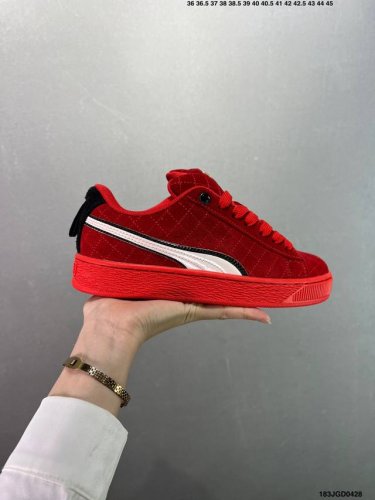 Ferrari X puma Suede Xl复古单品 彪马 防滑耐磨低帮德训板鞋 货号:308798 01 尺码:36 37 37.5 38 38.5 39