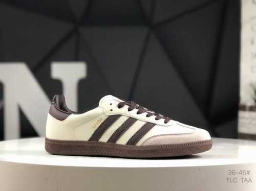 真标带半码 阿迪达斯 Adidas Originals Samba Og 桑巴舞系列绅士德训足球风百搭低帮休闲运动板鞋 货号:Jr 尺码:36 36.5 37