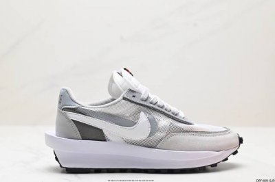 真标nike Ldwaffle Sf华夫1代 解构高端跑鞋 联名设计 双钩双鞋舌设计 遵循原版 官方货号:Bv0073-001 尺码:36 36.5 37.5