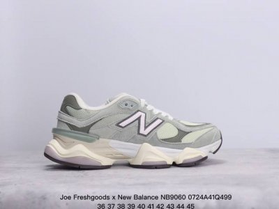 Joe Freshgoods X New Balance Nb9060 联名款 复古休闲运动慢跑鞋 鞋款灵感源自设计师本人对夏日的怀日回忆。鞋面大身由空间双格及