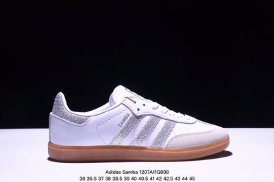 公司级阿迪达斯三叶草adidas Originals Samba Og 桑巴舞系列绅士德训足球风百搭低帮休闲运动板鞋 货号:B75806 尺码:36 36.5