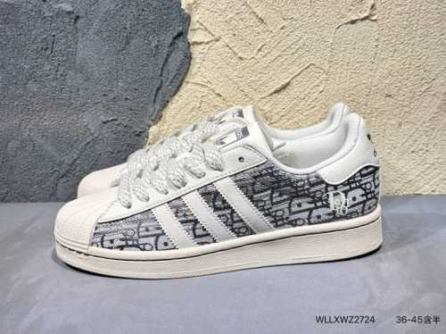 adidas Originals Superstar 全新配色 贝壳头休闲板鞋 独家控货 平台正单 全鞋百分百原材料 全鞋电脑针车 Logo针车间距针数原版一致