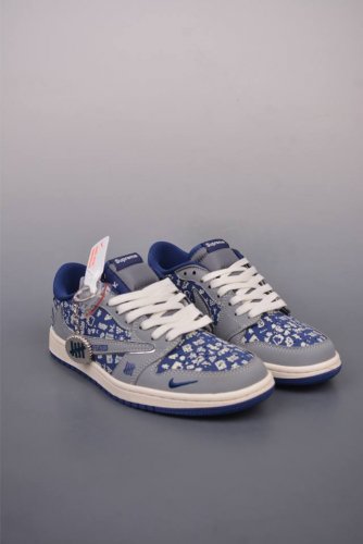 360 Fragment X Travis Scott X Un Air Jordan 1 Low 三方联名倒钩 性价比原盒出货 全新的三方联名低帮倒钩鞋面延