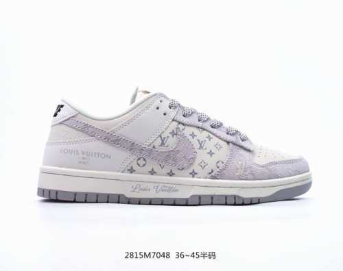 定制重磅三方联名，当红嘻哈歌手特拉维斯 斯科特 Air Jordan 1 Low Og Sp Damier Azur Brown Lv Monogram Aj1