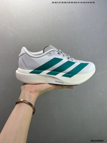 公司级Adidas Adizero Evo Sl M舒适百搭防滑耐磨 低帮 休闲跑步鞋 货号:J P9 尺码:36 36.5 37 38 38.5 39 40