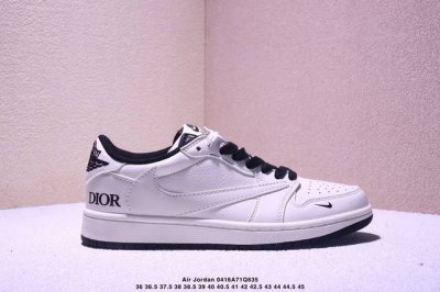 海外爆款限量发售！公司级 Travis Scott X Fragment Design X Jordan Air Jordan 1 Low Og Sp “迪奥联