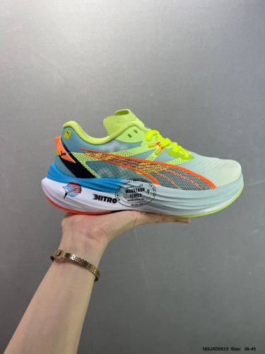 公司级彪马Puma Deviate Ntro 3 舒适防滑耐磨 低帮 休闲跑步鞋 货号:309707 10 尺码:36 37 37.5 38 38.5 39 4
