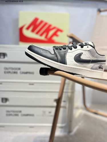 公司级头层皮乔丹Air Jordan 1 Low Aj1低帮系列篮球鞋 官方同步配色 原装级产物 #拒绝公底 立体鞋型 细节完美 高清洁度Xs6086 Aa77