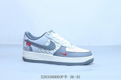 耐克 Nike Air Force 1 Af1耐克 低帮 空军一号休闲板鞋 北面 货号 Yx5066-319 520 Ddeop半 36-45