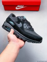 公司级！耐克 Wmns Nike Air Max 90 Oreo 半掌气垫全皮复古运动休闲慢跑鞋 0416271D28