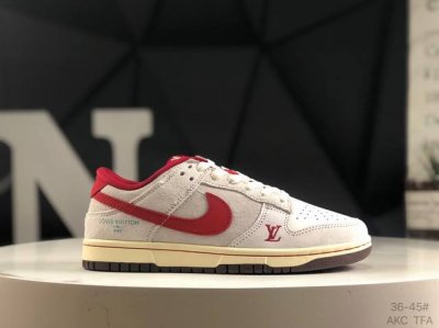 耐克 Nk Sb Dunk Low Lv联名周年高端定制 低帮休闲板鞋 #高端定制鞋盒 大厂纯原品质出货 超高清洁度 皮料切割干净无任何毛边 细节完美 货号：Q