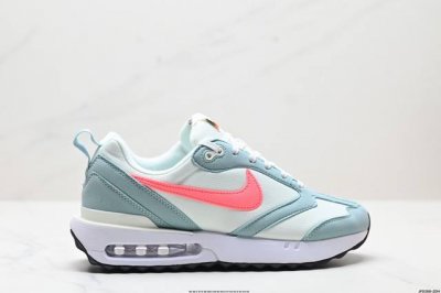 公司级Nk Air Max Dawn 黎明系列低帮气垫百搭休闲运动慢跑鞋 采用柔软翻毛皮和透气梭织材料打造利落鞋面 中底和鞋跟融入现代感线条设计 兼具复古风格与