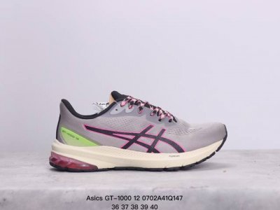 亚瑟士 Asics Gt- 0 12越野wide织物合成革防滑耐磨透气 低帮跑步鞋 Xm0701Q147