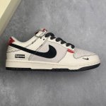 本地 核心私 Nk Sb Dunk Low Supreme联名 红标黑线 周年高端定制 低帮休闲板鞋 #定制鞋盒 大厂纯原品质出货 超高清洁度 皮料切割干净无任