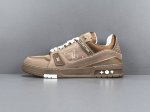 渠道优势 ！ 专柜版 驴牌 Lv Trainer 情侣限定系列 休闲 低帮 时尚板鞋 尺码 38 39 40 41 42 43 44 45 46男款 注：此款比