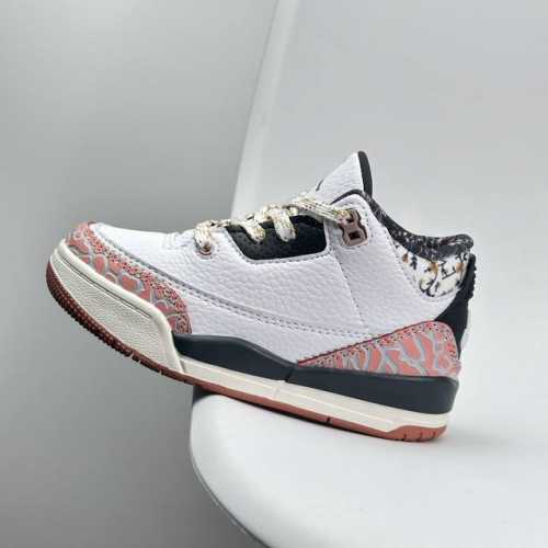 专G版乔3代儿童篮球鞋 SIZE：24-37.5码 高端1:1定制版 经典乔3代篮球鞋 鞋面采用优质头层面料和麂皮拼接，质感超级高级 耐磨防滑橡胶大底，助力日常