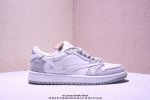 真标Aj1倒勾Travis Scott X Air Jordan 1 ” Reverse Mocha “ Aj1乔1 Ts 闪电 联名倒钩 低帮文化篮球鞋 尺码