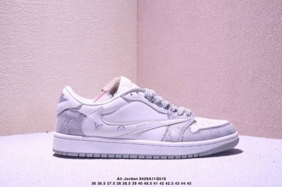 真标Aj1倒勾Travis Scott X Air Jordan 1 ” Reverse Mocha “ Aj1乔1 Ts 闪电 联名倒钩 低帮文化篮球鞋 尺码