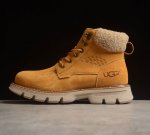 Ugg 2024秋冬新品 羊羔毛一体内里保暖锁热 秋冬必备 户外中帮休闲马丁靴雪地靴系列 #广东大厂品质 24Ss秋冬新款 时尚潮流搭配 面料釆用意大利进口磨砂