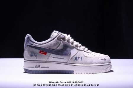 300 海外限量发售！公司级Nike Air Force 1 '07 Low “北面联名——米灰碳黑勾”空军一号 低帮 运动鞋 休闲鞋 折边针车 工艺难度大 原 - 点击图像关闭