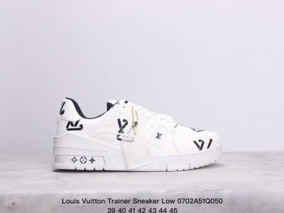 公司级全新lv路易威登louis Vuitton Trainer Sneaker Low休闲运动文化百搭板鞋 Xm0702Q050