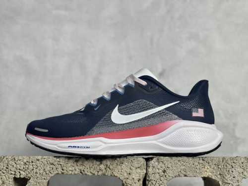 Nk Air Zoom Pegasus 41 耐克网面透气轻便耐磨跑鞋 Hf0402-400 #鞋面采用网布、织物、橡塑材料等多种材料拼接，出色支撑效果，缔造稳