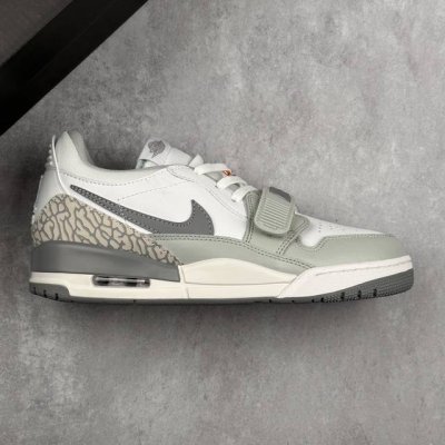 本地 核心私 Air Jordan Legacy Aj312 Low 低帮复古休闲运动篮球鞋 白灰 市场最强独一档产物 全套原纸板楦头开发 原厂大底磨具加持立体