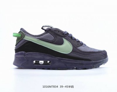 耐克nike Air Max Terrascape 90 复古休闲运动鞋厚底增高气垫缓震男女跑步鞋 。革新外底设计，打造出众造型；半透明 Nike Grind