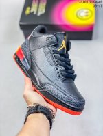 Air Jordan 3 Retro Hall Of Fame Aj3 乔丹3代 Aj3 乔3 乔丹篮球鞋系列 采用了同白水泥近似的配色方案，细节以鲜红色点缀，